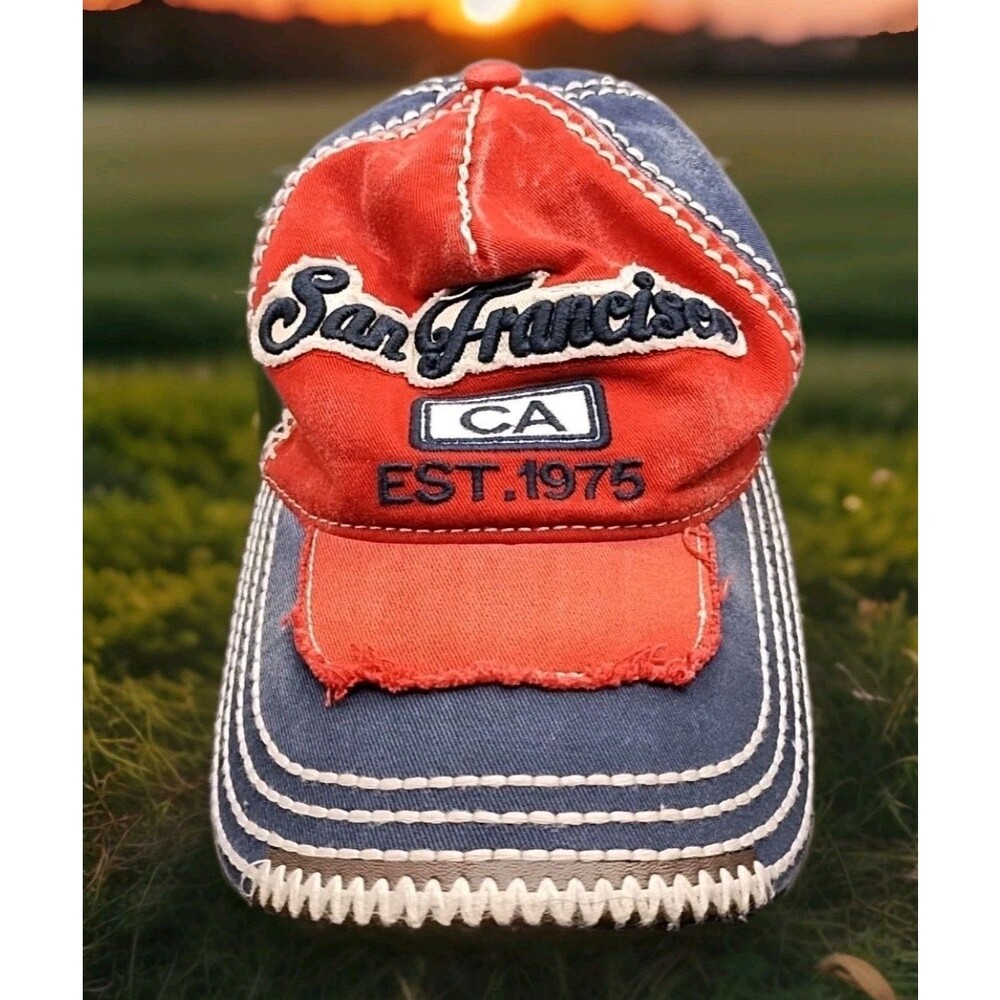 San Francisco City Surfing Cal Adjustable Cap